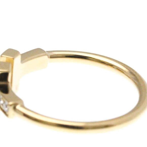 TIFFANY & CO. 18k Rose Gold Diamond Ring - Picture 5 of 11